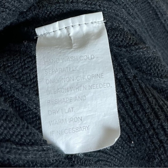 VINTAGE Jeanne Pierre Women's XL Ribbed Turtleneck 90's Sweater  Chic Classic - Picture 5 of 6